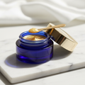 Golden Veil Face Balm in Blue Jar