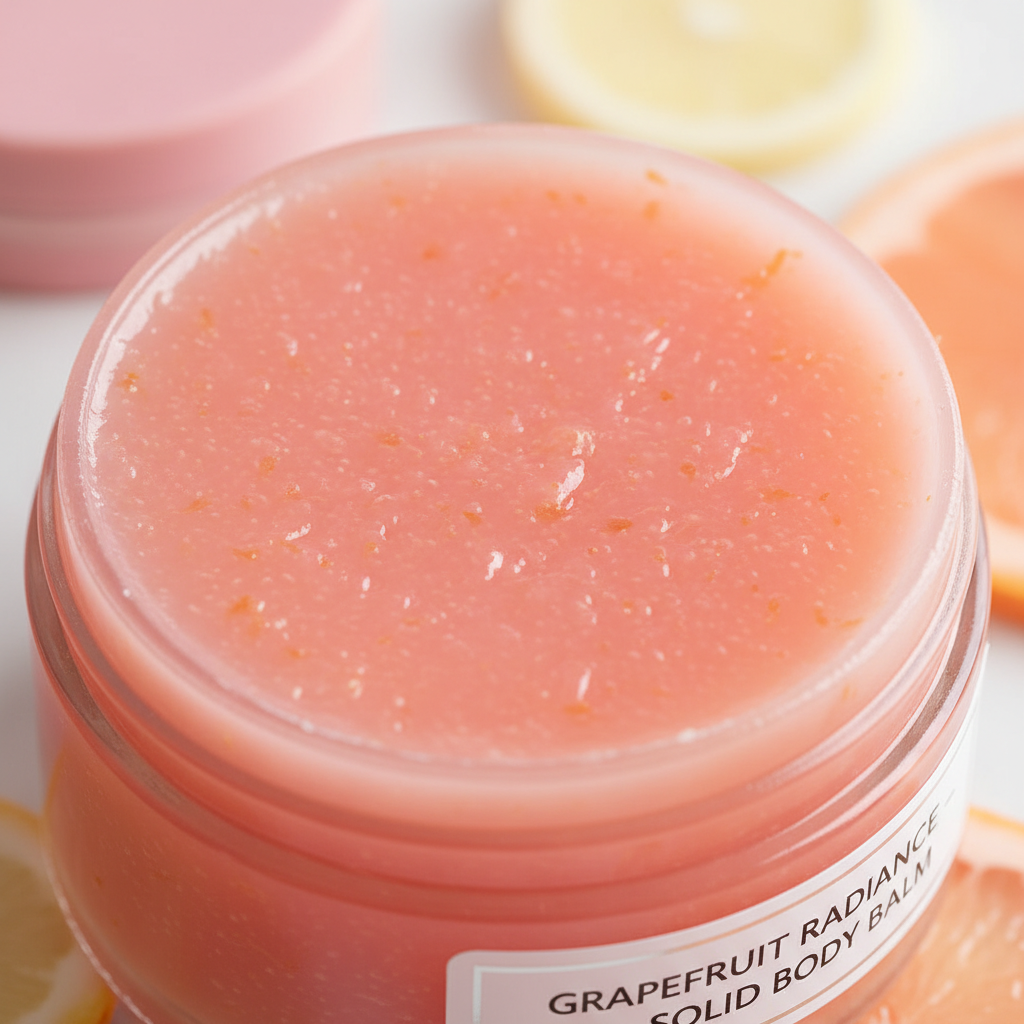 Solid balm texture